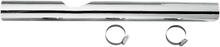 Load image into Gallery viewer, DragSpecialties Right-Side Chrome Heat Shield 72860 - Main Product View