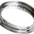 Load image into Gallery viewer, DragSpecialties Rim - 40 Hole - Chrome - 16x3 - Side Metal Valve 11223D - Main Product View