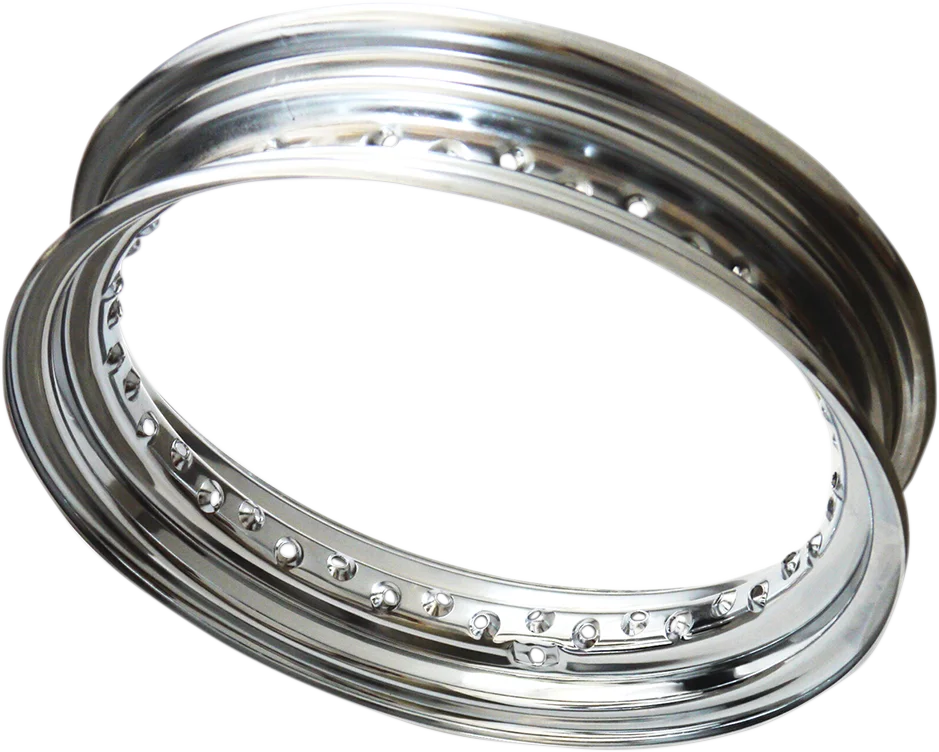 DragSpecialties Rim - 40 Hole - Chrome - 16x3 - Side Metal Valve 11223D - Main Product View
