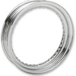 Load image into Gallery viewer, DragSpecialties Rim - 40 Hole - Chrome - 16x3 - Side Rubber Valve 11223 - Main Product View