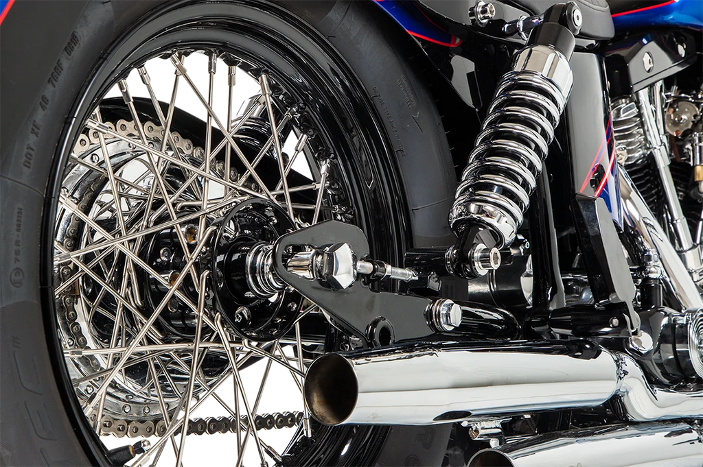 DragSpecialties Rim - 40 Hole - Chrome - 16x3 - Side Rubber Valve 11223 - Additional View 5