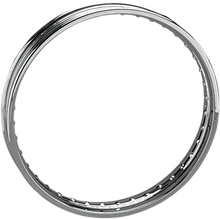 Load image into Gallery viewer, DragSpecialties Rim - 40 Hole - Spun - Silver - 21x2.15 26514 - Main Product View