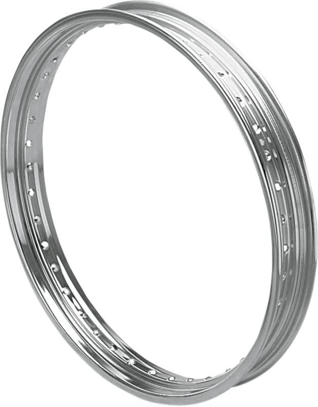 DragSpecialties Rim - Drop Center - Rolled Edge - 40 Hole - Silver - 21x2.15 43662-80B-PWLB1 - Main Product View
