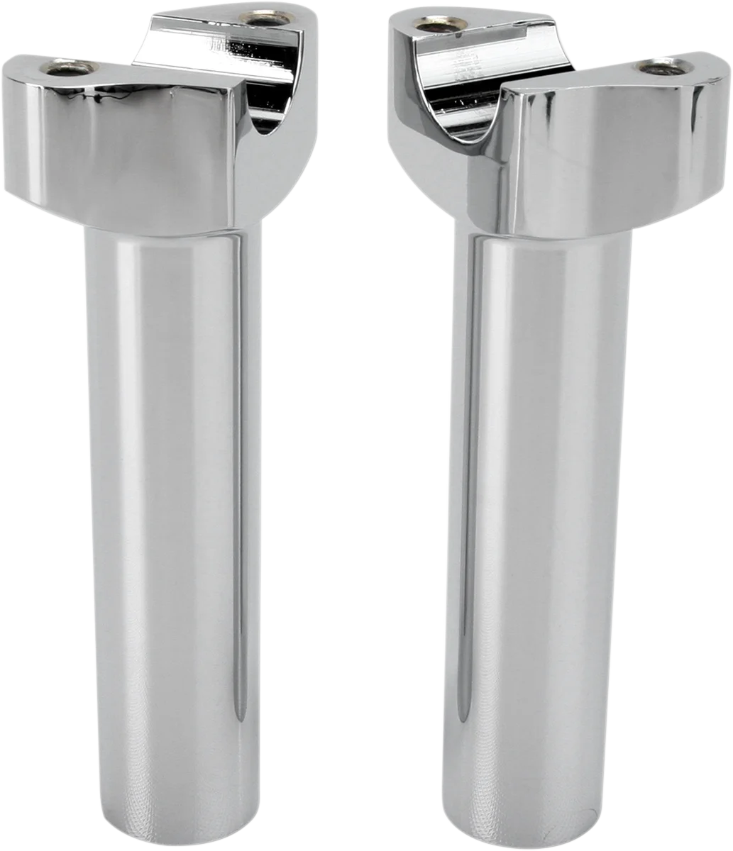 DragSpecialties Risers - Pullback - 3-1/2" - Chrome 241600 - Side View