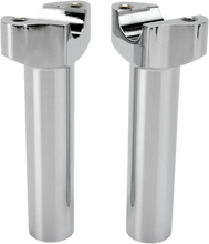 Load image into Gallery viewer, DragSpecialties Risers - Pullback - 5-1/2" - Chrome 241602 - Side View