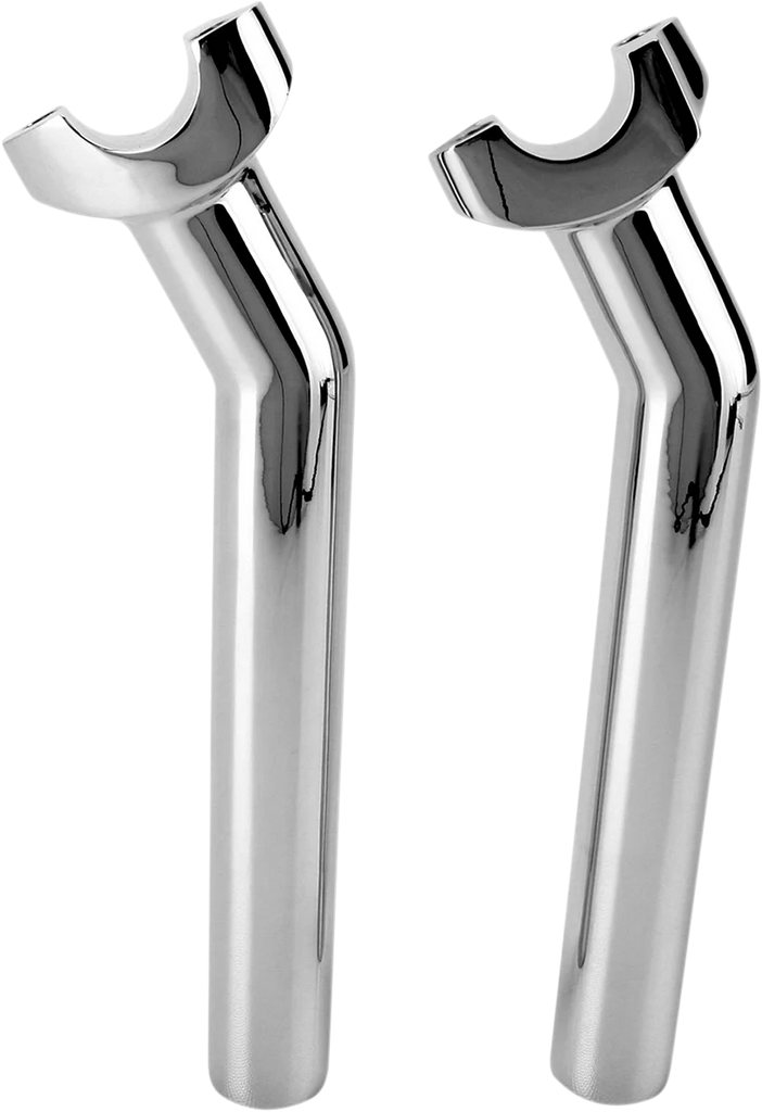 DragSpecialties Risers - Pullback - 8-1/2" - Chrome 241604 - Main Product View