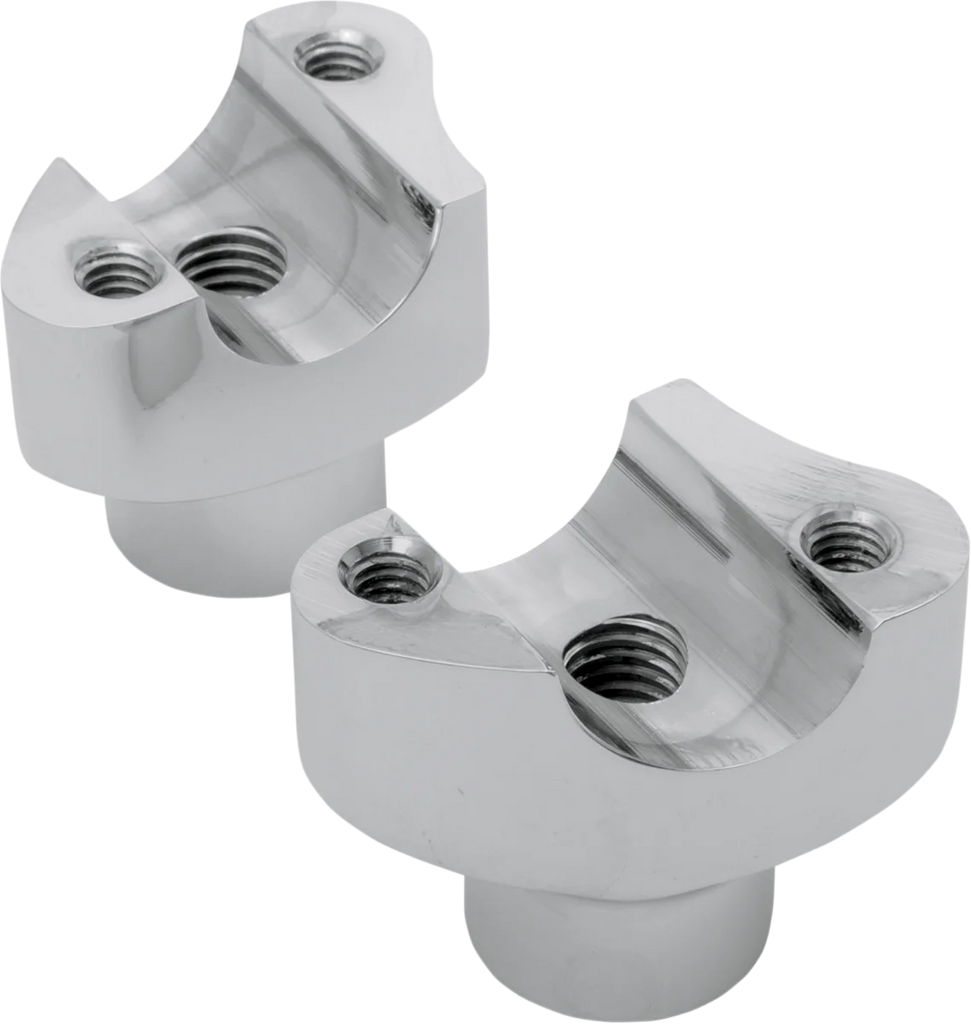 DragSpecialties Risers - Straight - 1.7" - Chrome 241616 - Main Product View