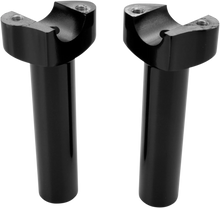 Load image into Gallery viewer, DragSpecialties Risers - Straight - 5-1/2&quot; - Black 241613 - Main Product View