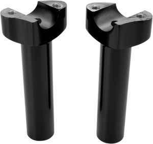 DragSpecialties Risers - Straight - 5-1/2" - Black 241613 - Main Product View
