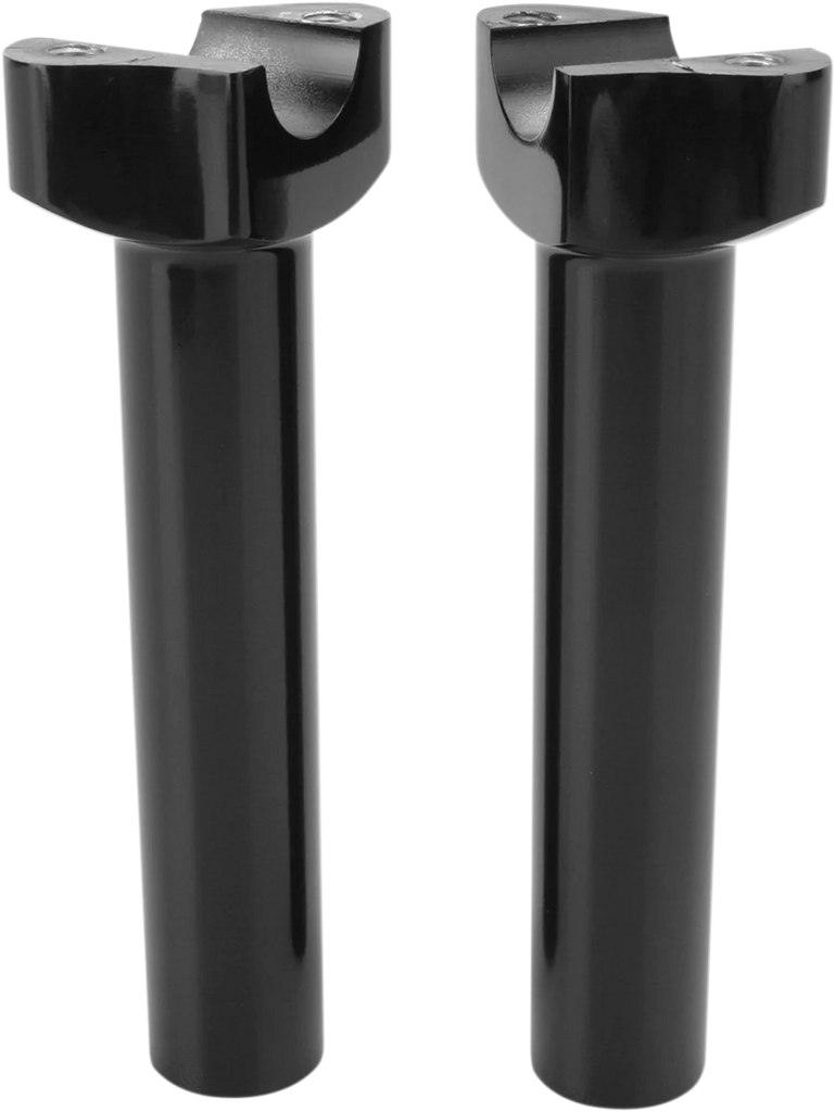 DragSpecialties Risers - Straight - 6-1/2" - Black 241614 - Main Product View
