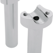 Load image into Gallery viewer, DragSpecialties Risers - Straight - 6-1/2" - Chrome 241004 - Main Product View