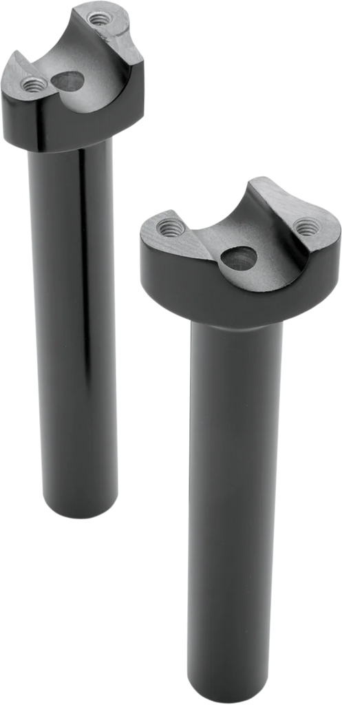 DragSpecialties Risers - Straight - 8" - Black 241615 - Main Product View