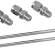 Load image into Gallery viewer, DragSpecialties Rocker Oil Line Set - Chrome - Sportster 70386 - Main Product View