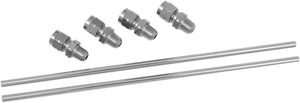DragSpecialties Rocker Oil Line Set - Chrome - Sportster 70386 - Main Product View
