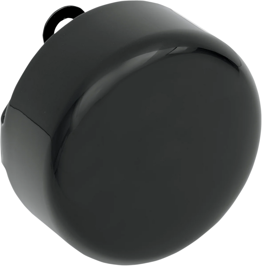 DragSpecialties Round Horn Cover - Black 76705 - Main Product View