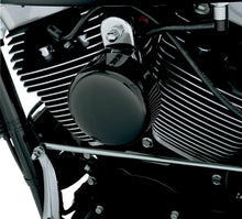 Load image into Gallery viewer, DragSpecialties Round Horn Cover - Black 76705 - Back View