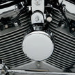 Load image into Gallery viewer, DragSpecialties Round Horn Cover - Chrome 76636 - Side View
