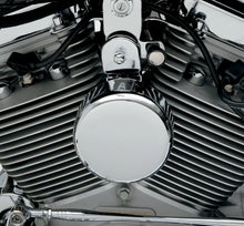 Load image into Gallery viewer, DragSpecialties Round Horn Cover - Chrome 76636 - Side View