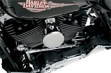 Load image into Gallery viewer, DragSpecialties Round Horn Cover - Chrome 76636 - Back View