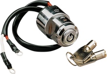 Load image into Gallery viewer, DragSpecialties Round Key Ignition Switch - Dyna K714-K2-BC203 - Main Product View