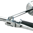 Load image into Gallery viewer, DragSpecialties Round Mirror with Long Stem 302156-BC4-LB16 - Main Product View
