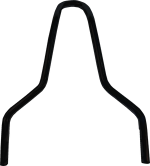 DragSpecialties Round Sissy Bar - Black - 11"H X08-0044GBR - Main Product View