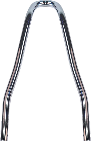 DragSpecialties Round Tapered Sissy Bar - Black - 13"H x 6.69"W X08-0046CR - Main Product View