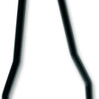 Load image into Gallery viewer, DragSpecialties Round Tapered Sissy Bar - Black - 13"H x 7.50"W 50263817 - Main Product View