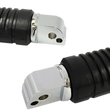 Load image into Gallery viewer, DragSpecialties Rubber Foot Pegs - Passenger - Chrome - FL/FX P17-0337CK - Main Product View