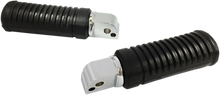 Load image into Gallery viewer, DragSpecialties Rubber Foot Pegs - Passenger - Chrome - FL/FX P17-0337CK - Main Product View