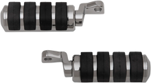 Load image into Gallery viewer, DragSpecialties Rubber Foot Pegs - Passenger - Chrome - FL/FX P17-0337CK - Detail View