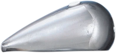 DragSpecialties Rubber-Mount Quickbob™ Gas Tank - Smooth - Sportster 011651-BX38 - Side View