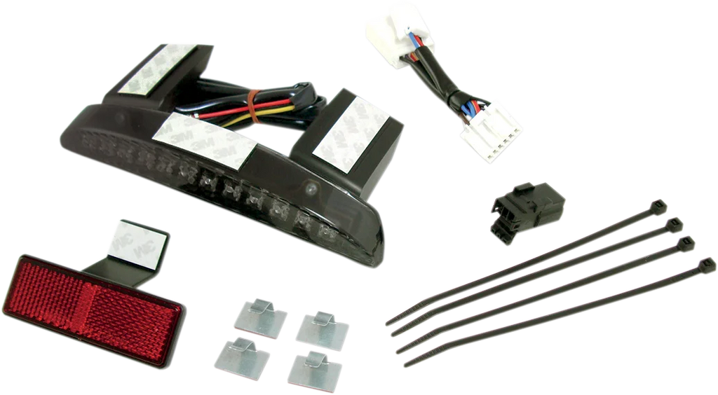 DragSpecialties Running/Brake Light Assembly - Smoke Lens 77072S - Main Product View