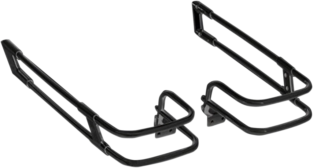 DragSpecialties Saddlebag Guard Rails - Black - FL '14-'24 21037B - Main Product View