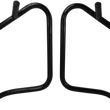 Load image into Gallery viewer, DragSpecialties Saddlebag Guards - Black 21027B - Main Product View