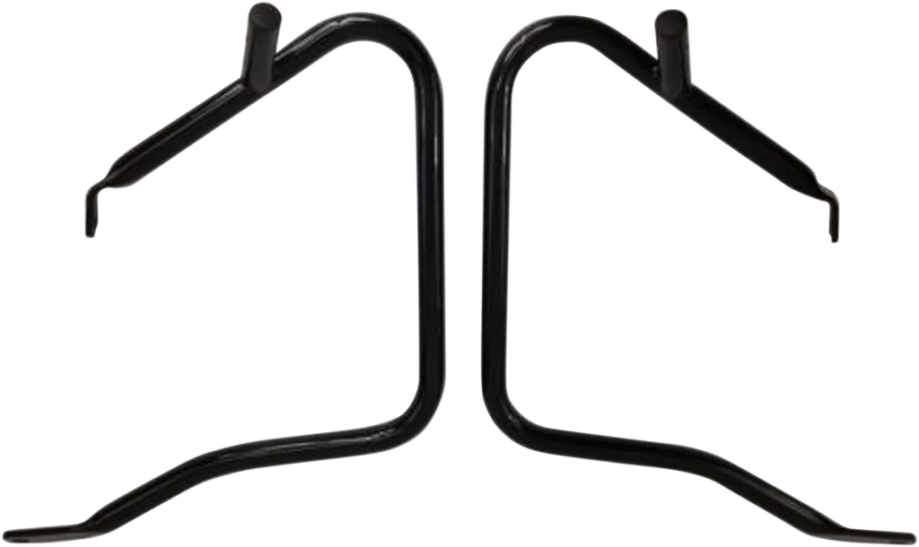 DragSpecialties Saddlebag Guards - Black 21027B - Main Product View