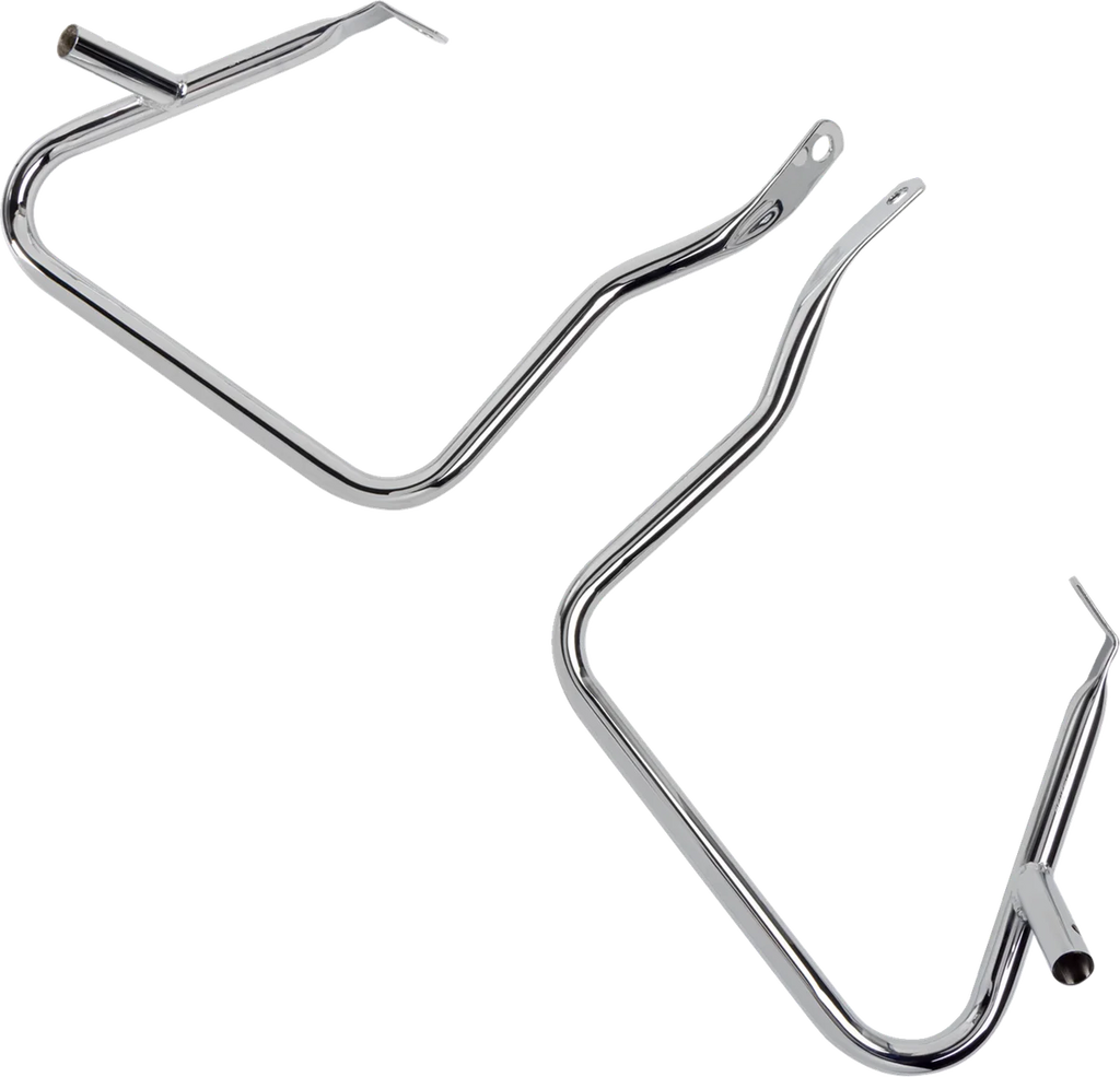 DragSpecialties Saddlebag Guards - Chrome 21027 - Main Product View