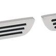 Load image into Gallery viewer, DragSpecialties Saddlebag Latch Insert - Chrome - FLT/FLH '99-'13 720022-BC3H - Main Product View