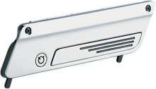 Load image into Gallery viewer, DragSpecialties Saddlebag Latch Insert - Chrome - FLT/FLH '99-'13 720022-BC3H - Side View