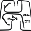Load image into Gallery viewer, DragSpecialties Saddlebag Rail - Black - FL '97-'08 21042B - Main Product View