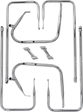 Load image into Gallery viewer, DragSpecialties Saddlebag Rail - Chrome - FL '09-'13 21038 - Main Product View
