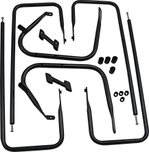 Load image into Gallery viewer, DragSpecialties Saddlebag Rail - Chrome - FL '97-'08 21042 - Side View