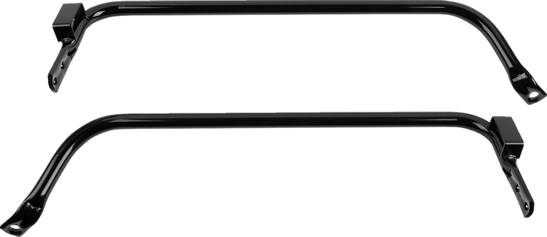 DragSpecialties Saddlebag Support Brackets - Black - FL '04-'08 S77-0134GB - Side View