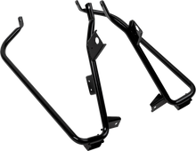 Load image into Gallery viewer, DragSpecialties Saddlebag Support Brackets - Black - FL '09-'10 S77-0138GB - Main Product View