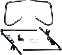 Load image into Gallery viewer, DragSpecialties Saddlebag Support Brackets - Black - FL '09-'13 21058B - Main Product View