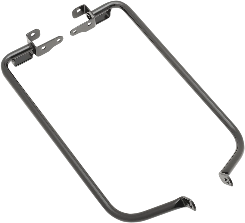 DragSpecialties Saddlebag Support Brackets - Black - FL '14-'23 S77-0148B - Main Product View