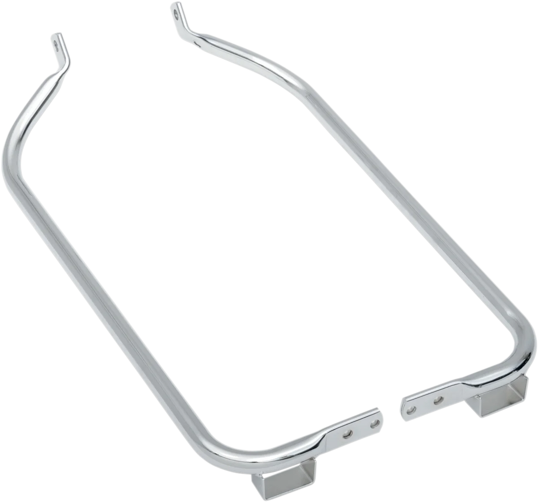 DragSpecialties Saddlebag Support Brackets - Black - FL '14-'23 S77-0148B - Side View