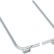 Load image into Gallery viewer, DragSpecialties Saddlebag Support Brackets - Black - FL '97-'08 S77-0136GB - Side View