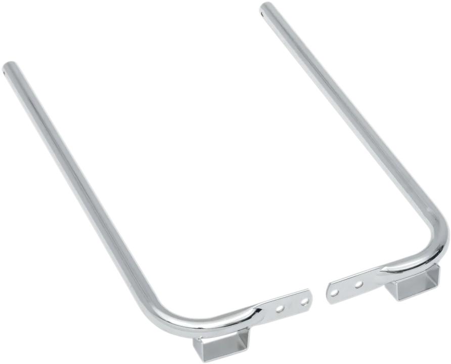 DragSpecialties Saddlebag Support Brackets - Black - FL '97-'08 S77-0136GB - Side View