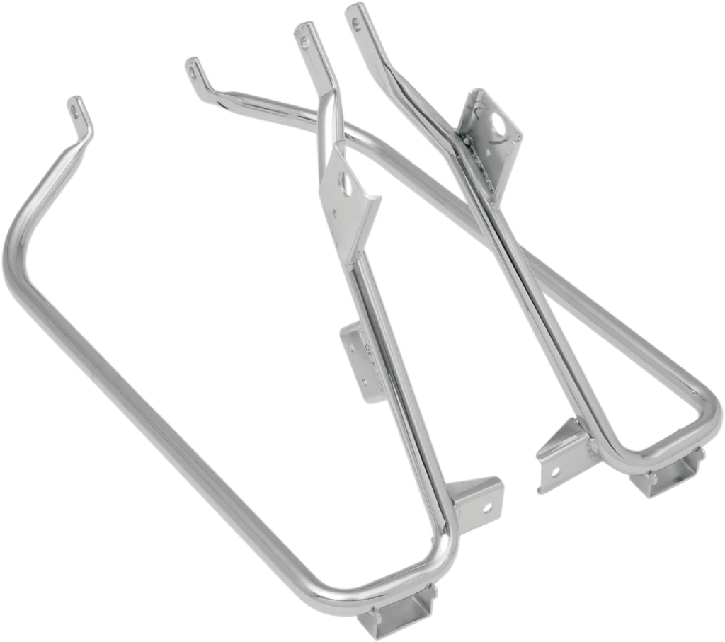DragSpecialties Saddlebag Support Brackets - Chrome - FL '09-'13 S77-0138 - Main Product View